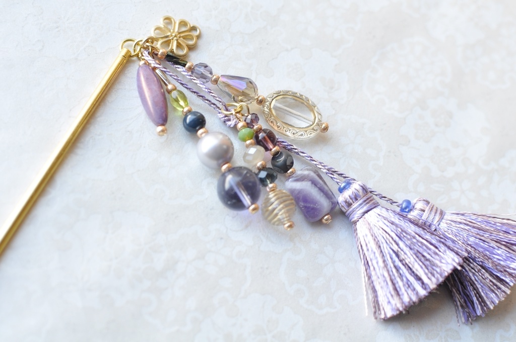 ラベンダーの香水 かんざし