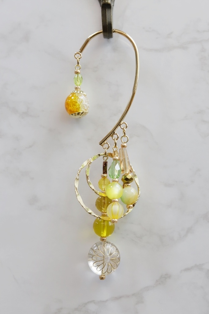 キンレンカイヤーフック【オレンジ・レモン】