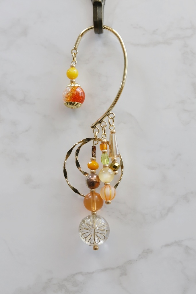 キンレンカイヤーフック【オレンジ・レモン】