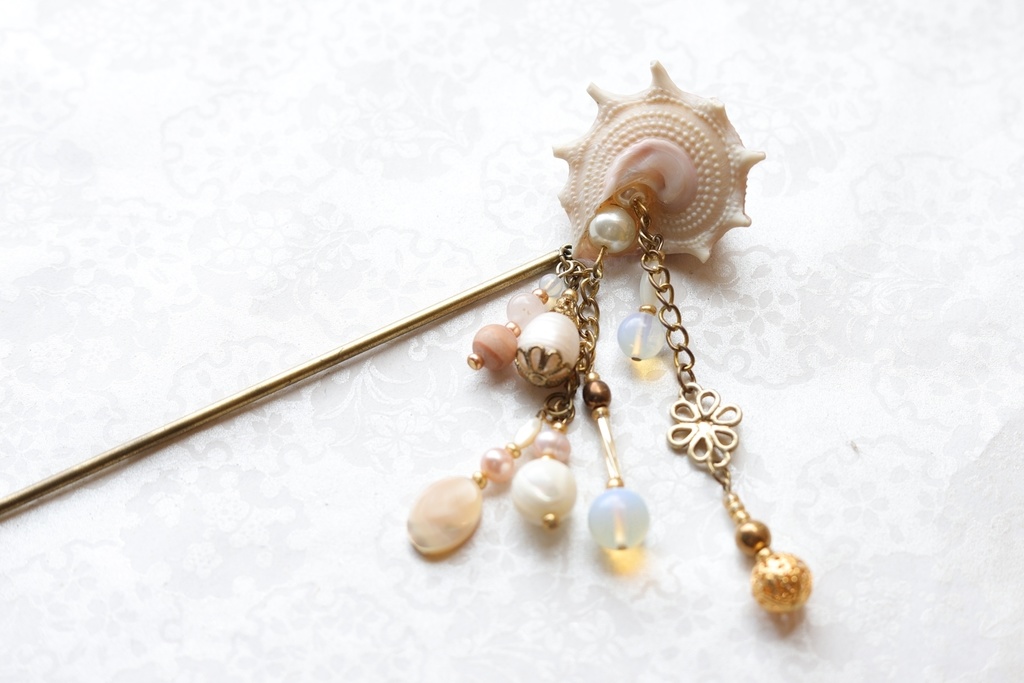 人魚のかんざし・貝つつみ
