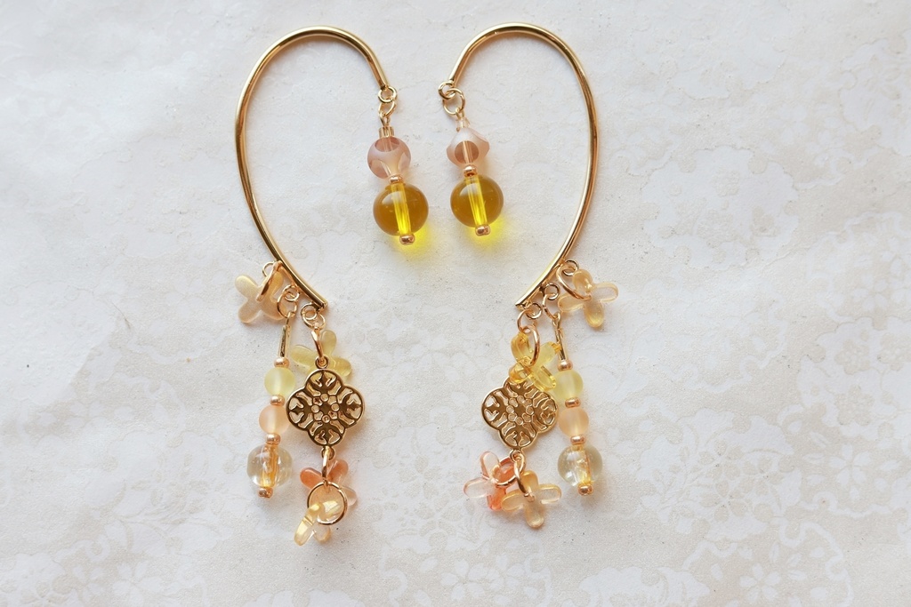 金木犀イヤーフック(キンモクセイ)