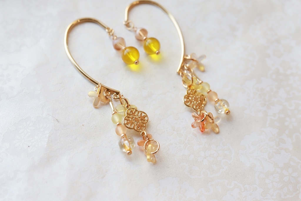 金木犀イヤーフック(キンモクセイ)