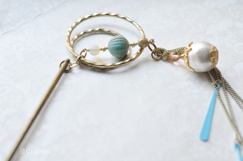 人魚の泡かんざし