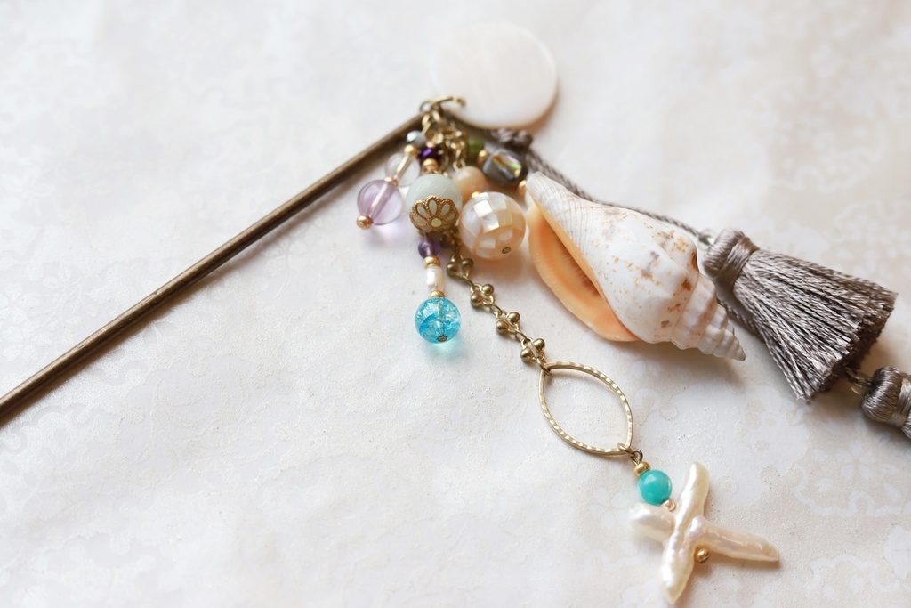 人魚のかんざし・さざ波の巻貝