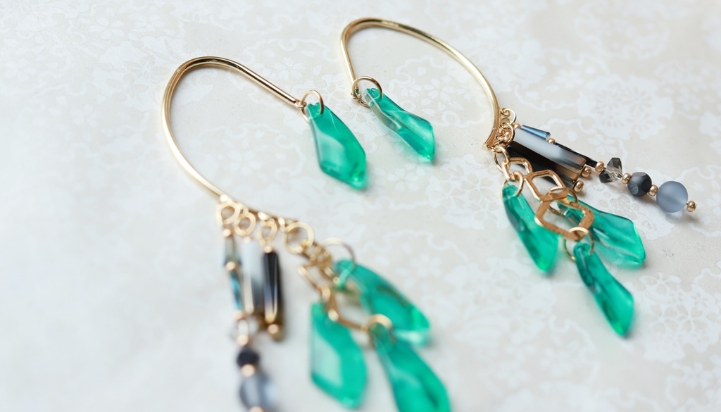 人魚の涙のイヤーフック