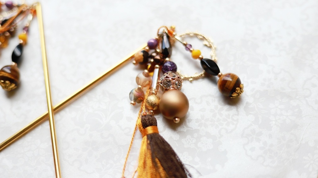 ハロウィンかんざし