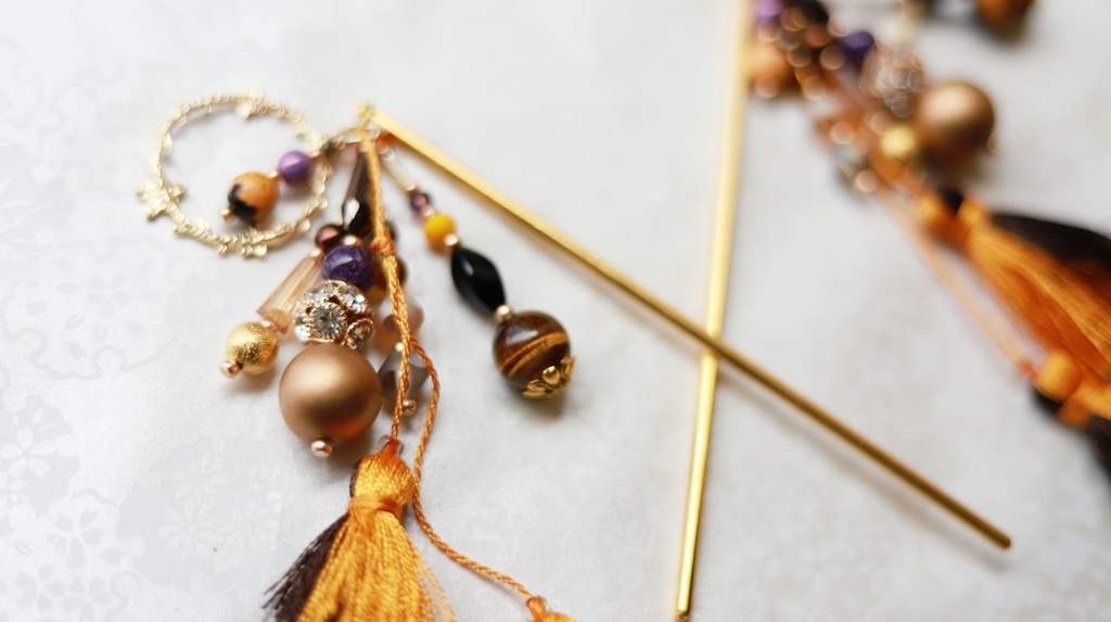 ハロウィンかんざし