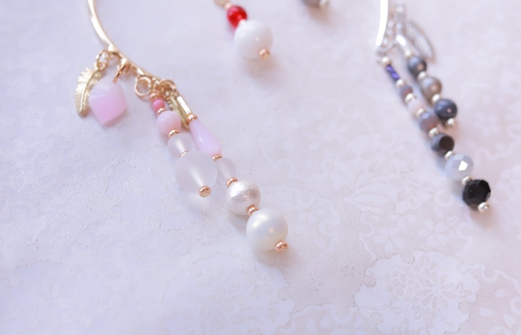 白文鳥&桜文鳥イメージイヤーフック