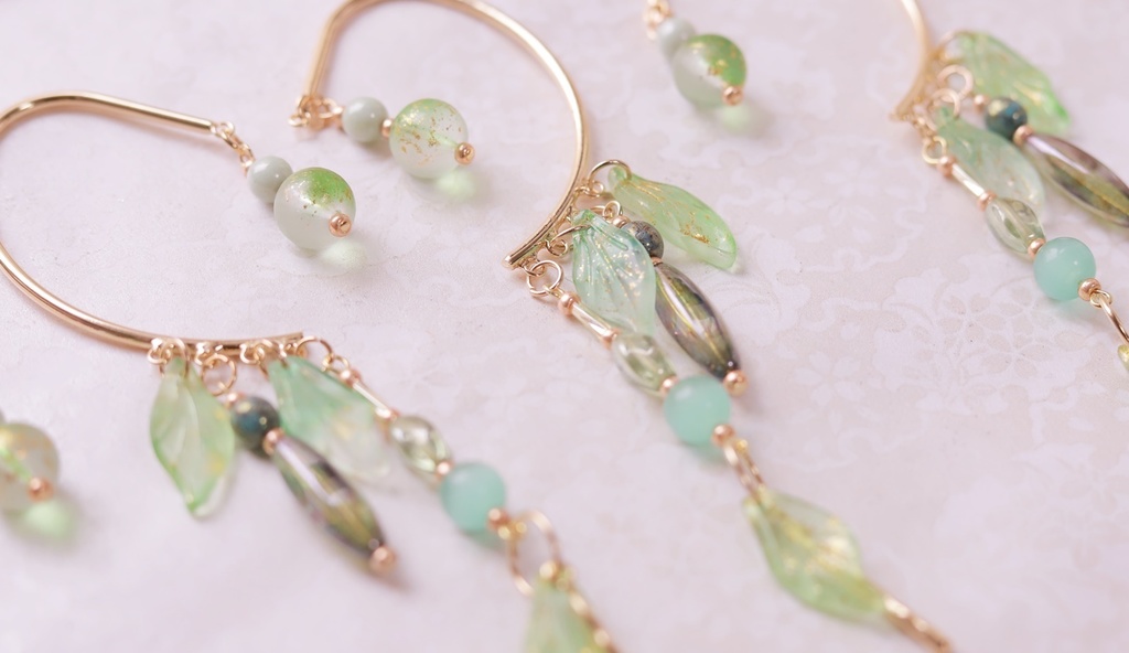 竹のイヤーフック