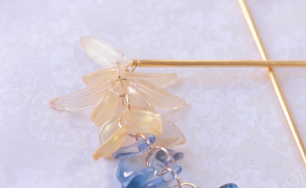 青金藤のかんざし