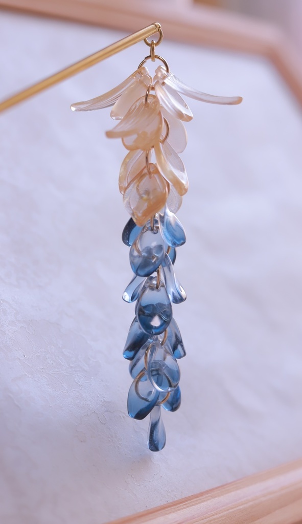 青金藤のかんざし