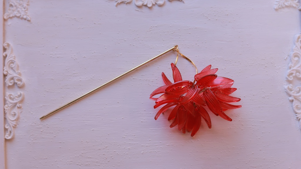 彼岸花のかんざし・盛
