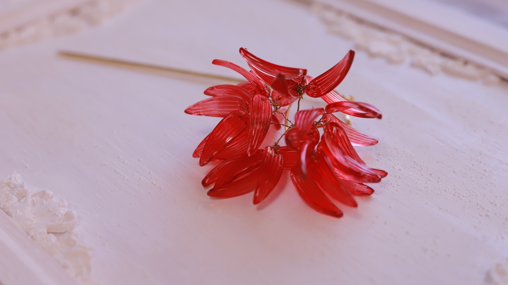 彼岸花のかんざし・盛