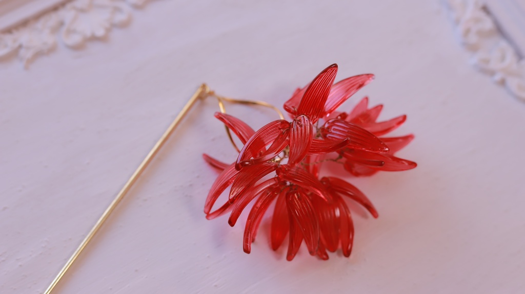 彼岸花のかんざし・盛