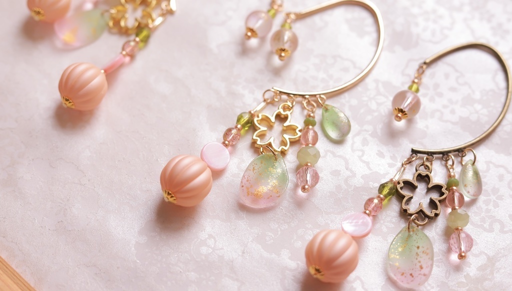 桜餅のイヤーフック