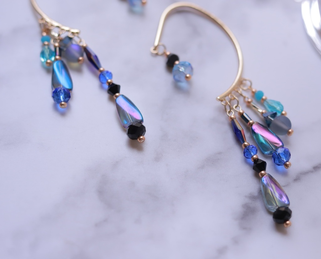 モルフォ蝶のイヤーフック