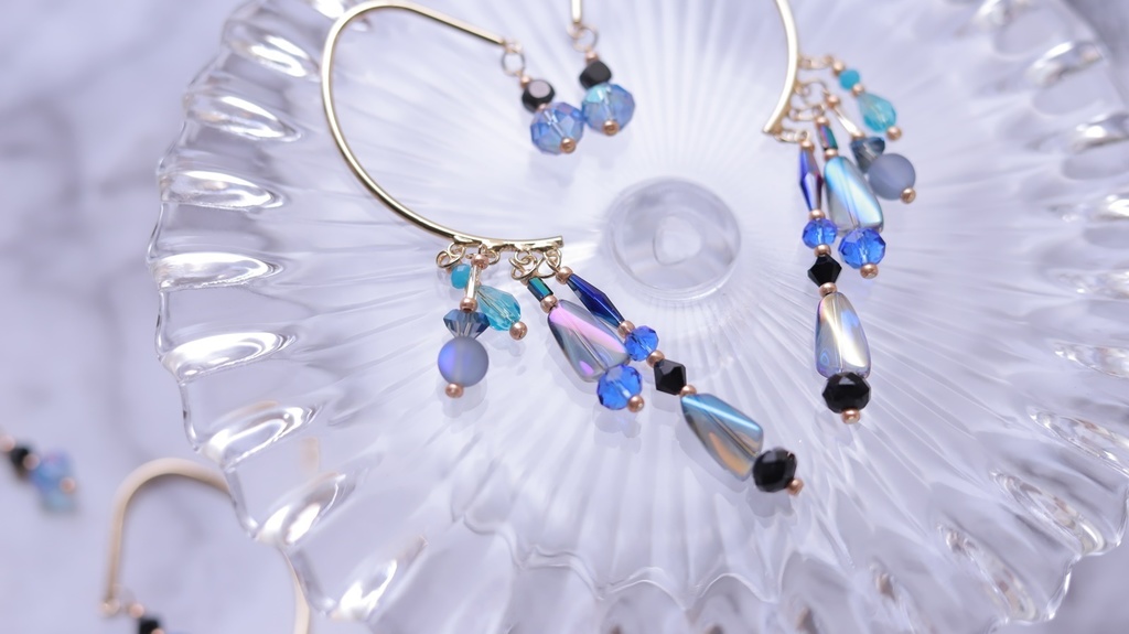 モルフォ蝶のイヤーフック