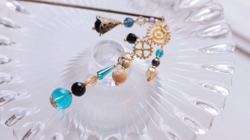 スチームパンクかんざし・金