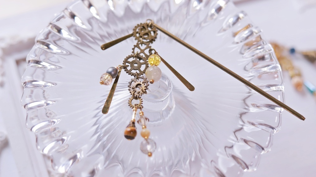 スチームパンクかんざし・金