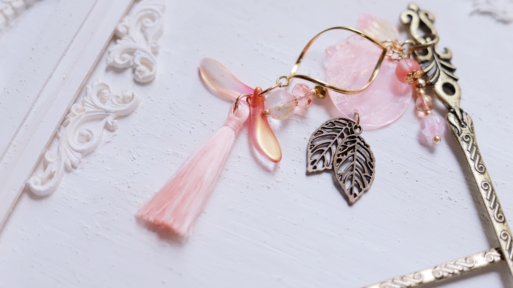 桃の桃源郷変わり軸かんざし