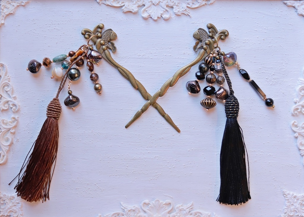 シジミの味噌汁変わり軸かんざし