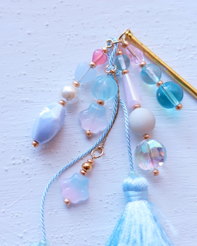 夢見ユニコーン猫のかんざし