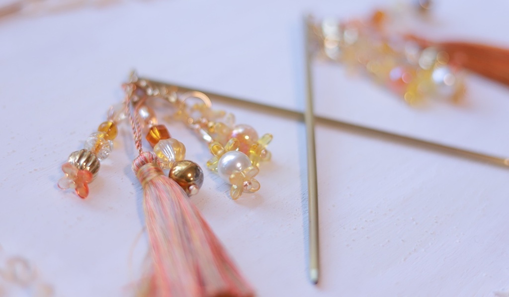 キンモクセイのかんざし