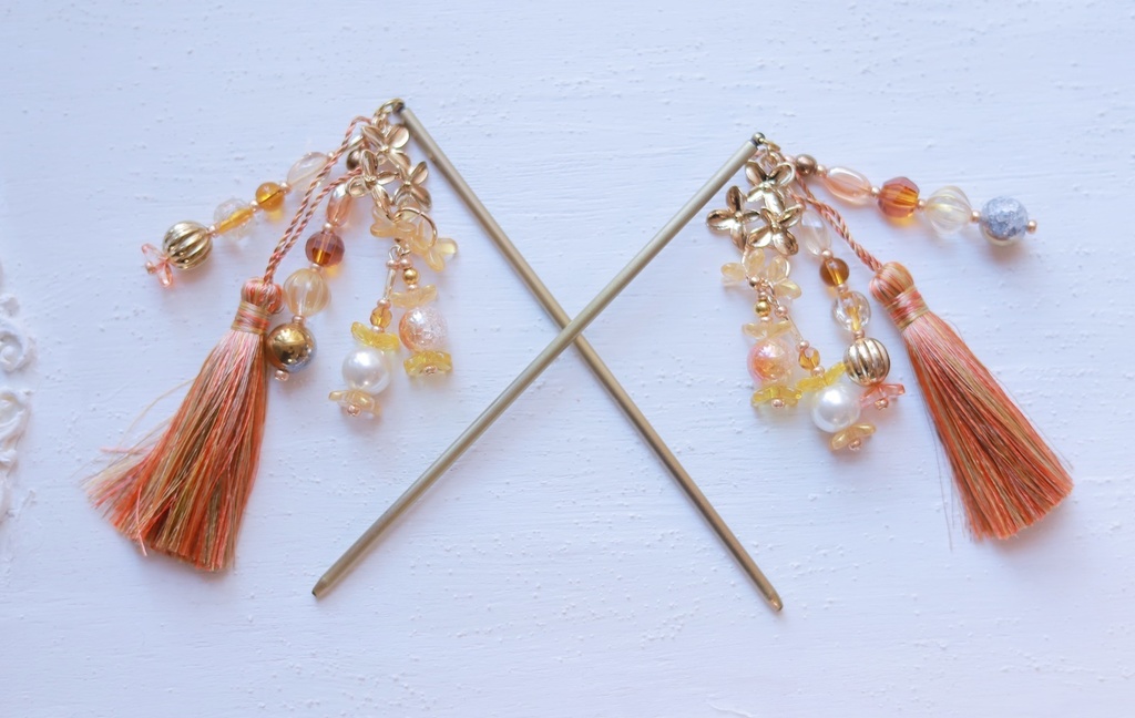 キンモクセイのかんざし