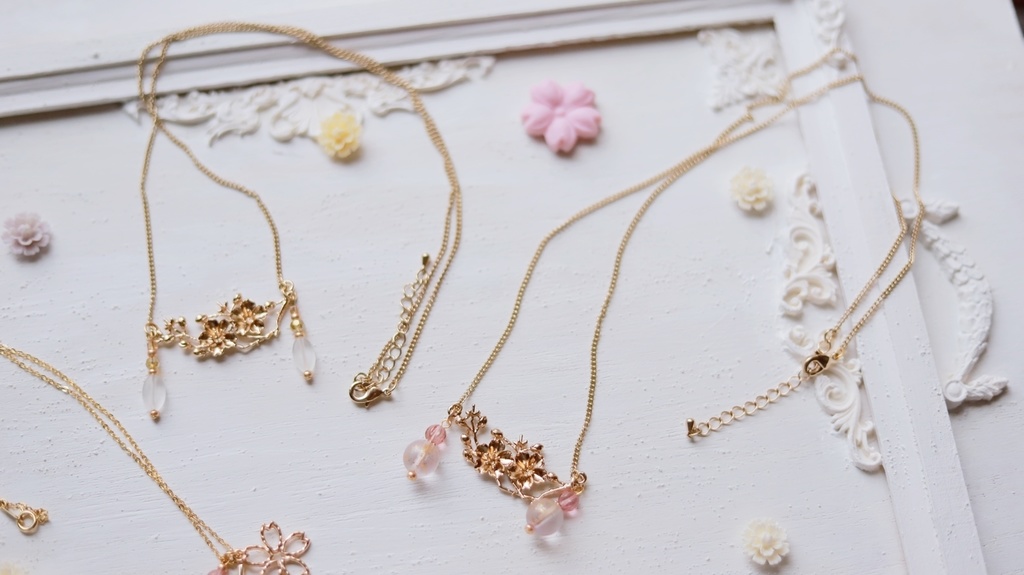 春爛漫・桜のペンダント