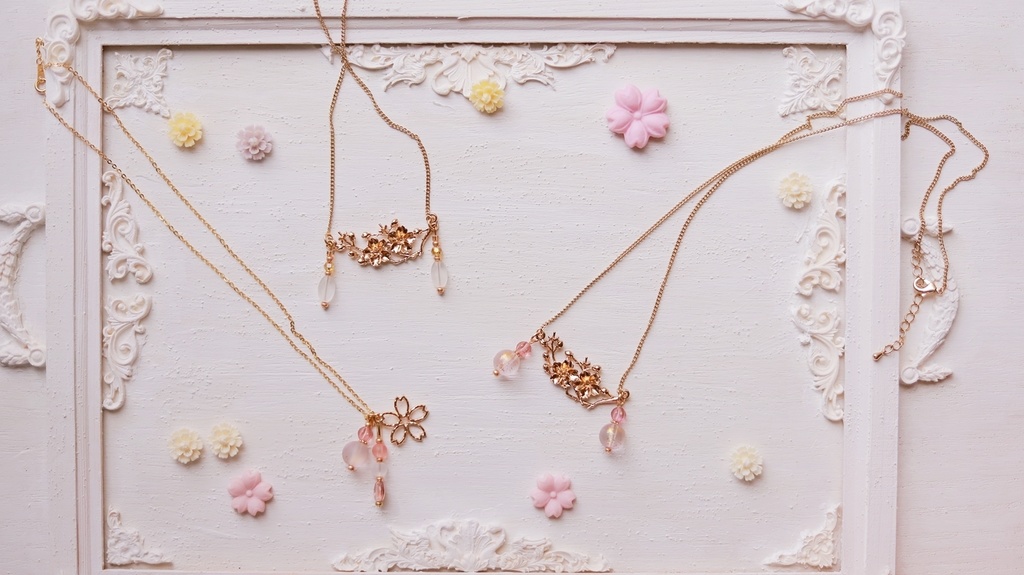 春爛漫・桜のペンダント