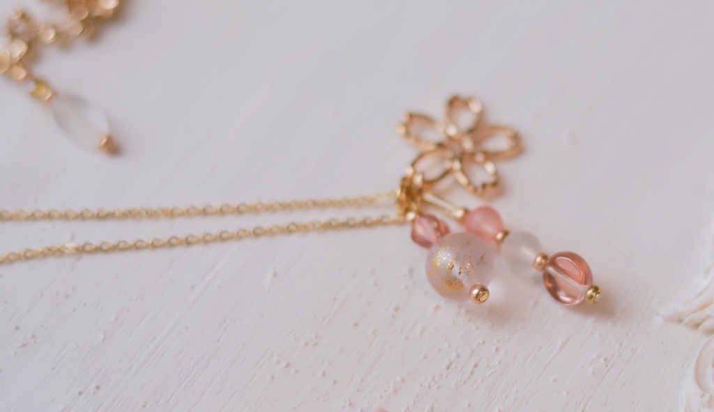 春爛漫・桜のペンダント