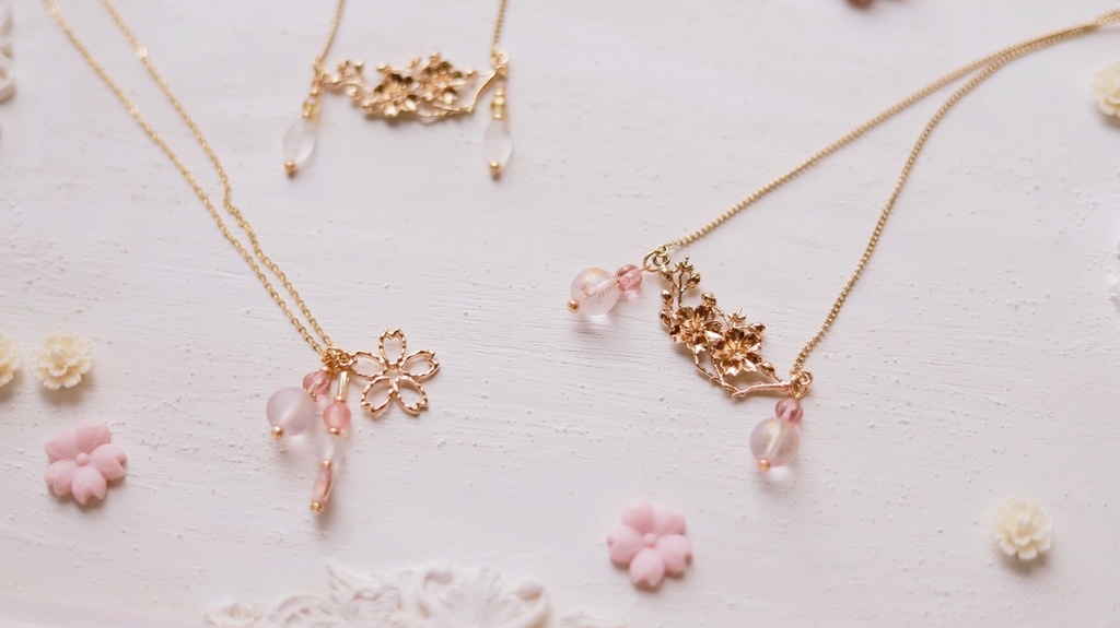 春爛漫・桜のペンダント