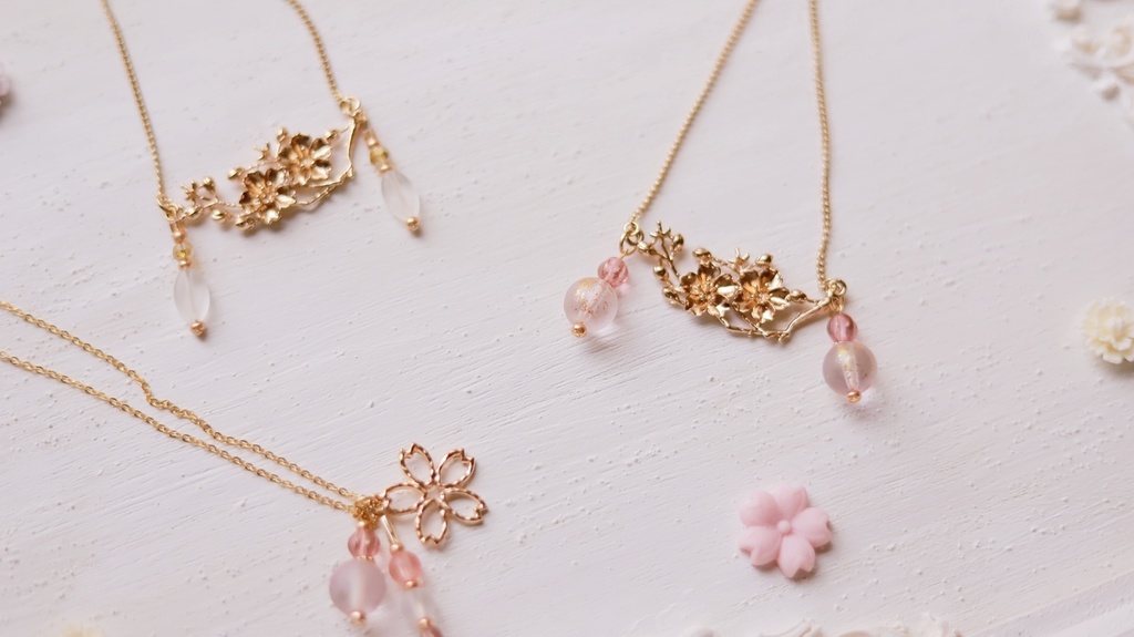 春爛漫・桜のペンダント