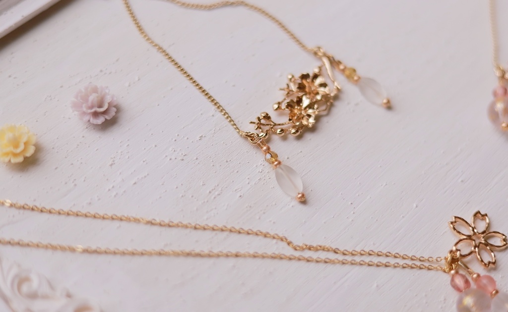 春爛漫・桜のペンダント