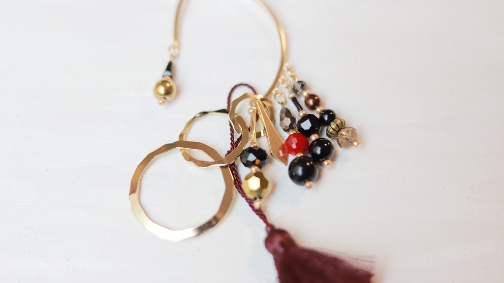 エジプトイメージアクセサリー:かんざし・イヤーフック・ネックレス・ブレスレット