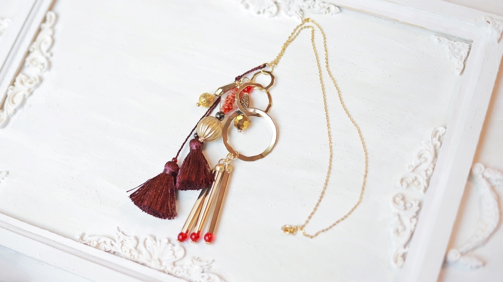 エジプトイメージアクセサリー:かんざし・イヤーフック・ネックレス・ブレスレット