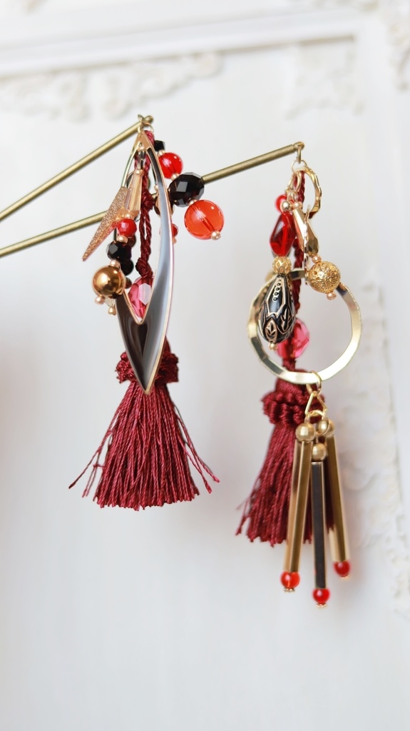 エジプトイメージアクセサリー:かんざし・イヤーフック・ネックレス・ブレスレット