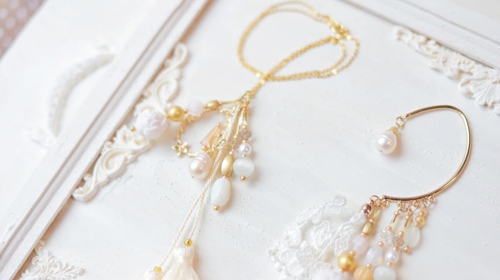 淡水パールの白金アクセサリー