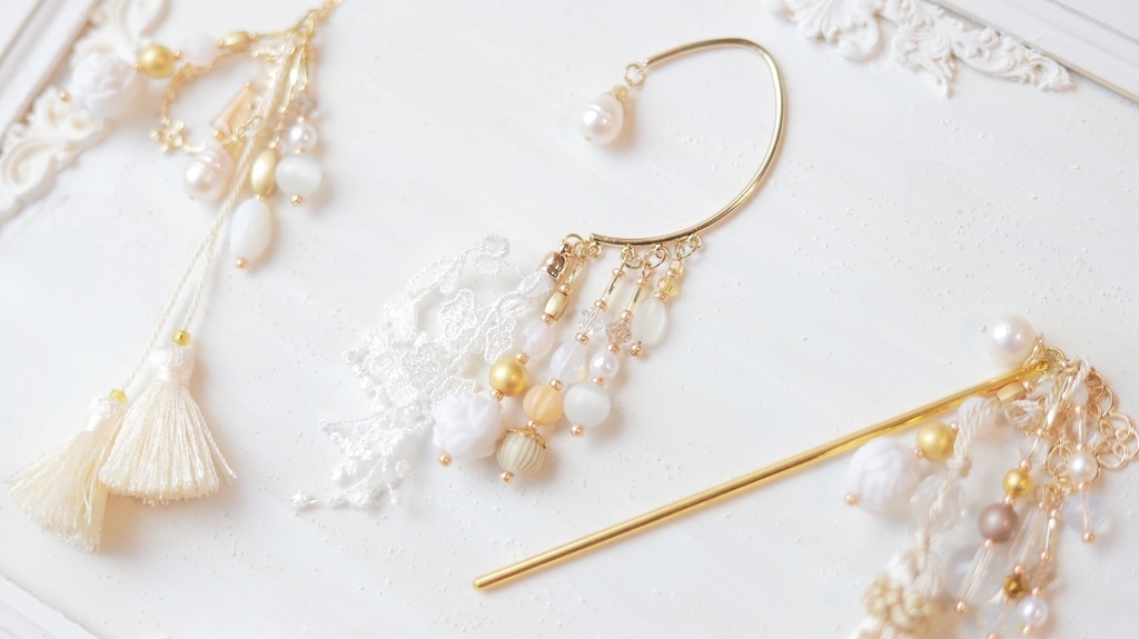 淡水パールの白金アクセサリー