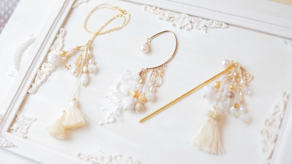 淡水パールの白金アクセサリー