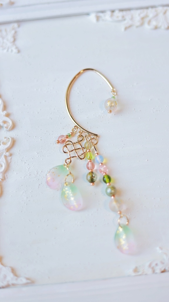 桜餅かんざし・イヤーフック2023