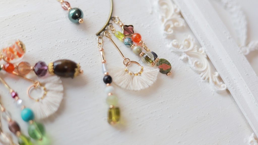 聖なる古代都市かんざしとイヤーフック