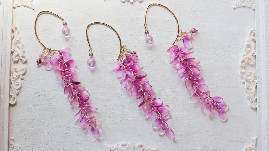 藤の長房イヤーフック2023