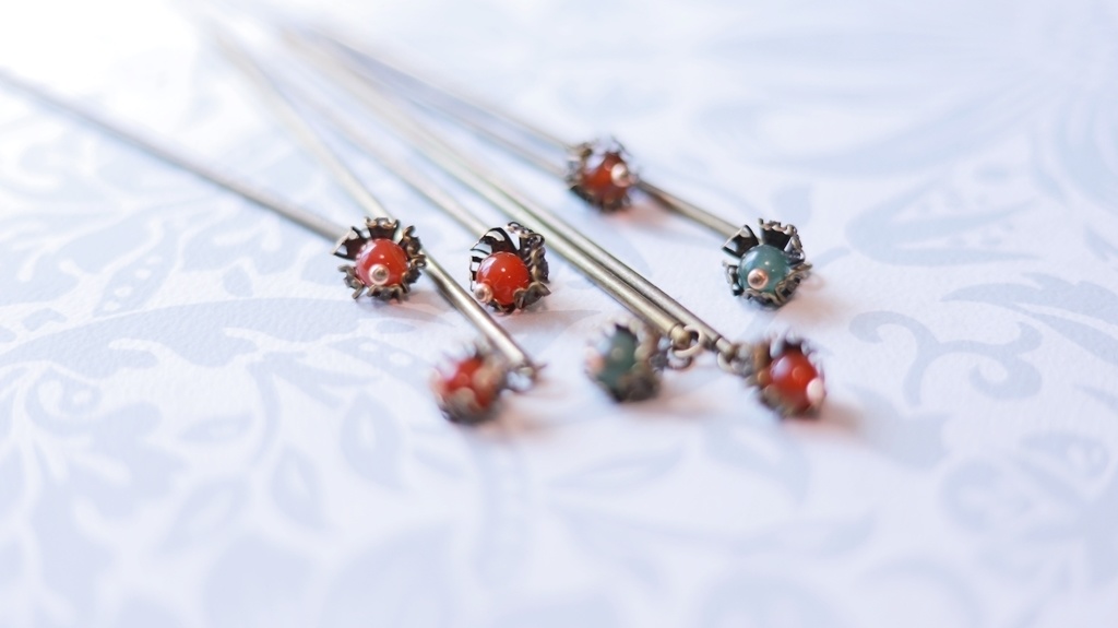 プチほおずき簪