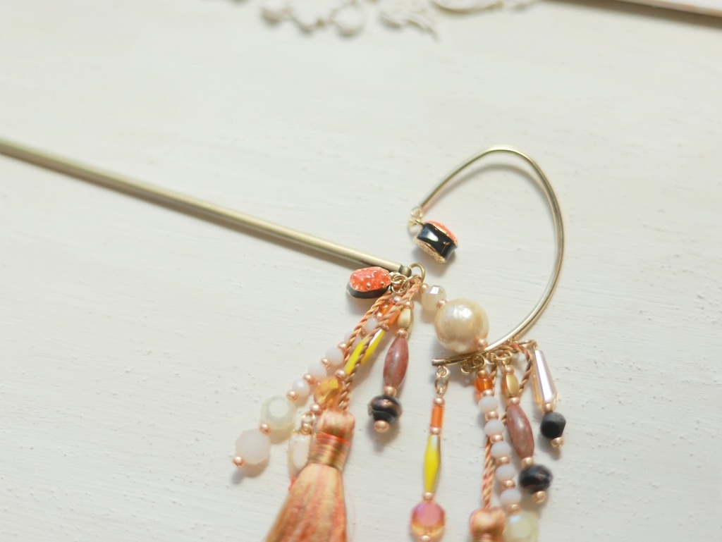 お寿司のかんざし&イヤーフック(ウニ軍艦&エビ)