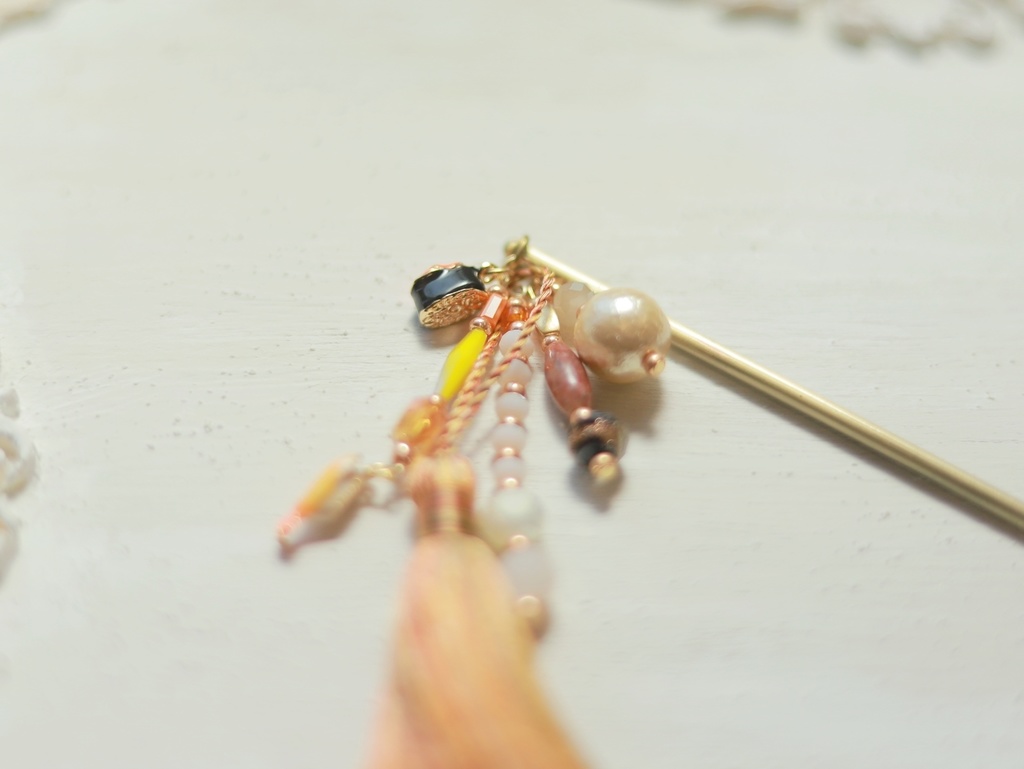 お寿司のかんざし&イヤーフック(ウニ軍艦&エビ)