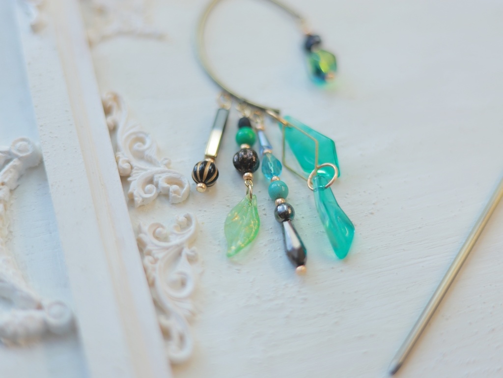 アルハイゼン・カーヴェ・イメージかんざし&イヤーフック