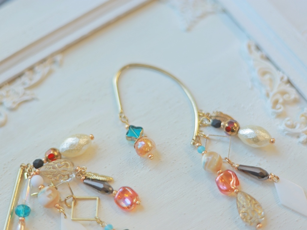 アルハイゼン・カーヴェ・イメージかんざし&イヤーフック