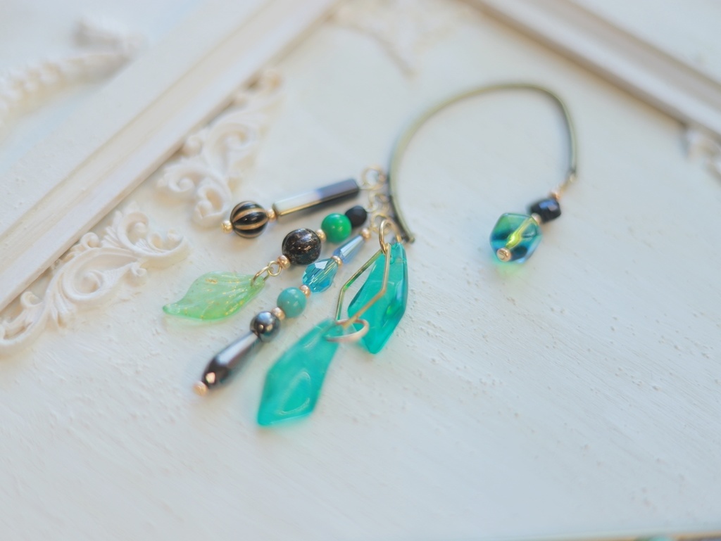 アルハイゼン・カーヴェ・イメージかんざし&イヤーフック