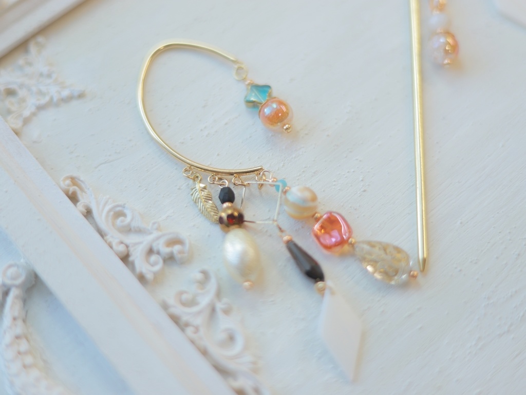 アルハイゼン・カーヴェ・イメージかんざし&イヤーフック